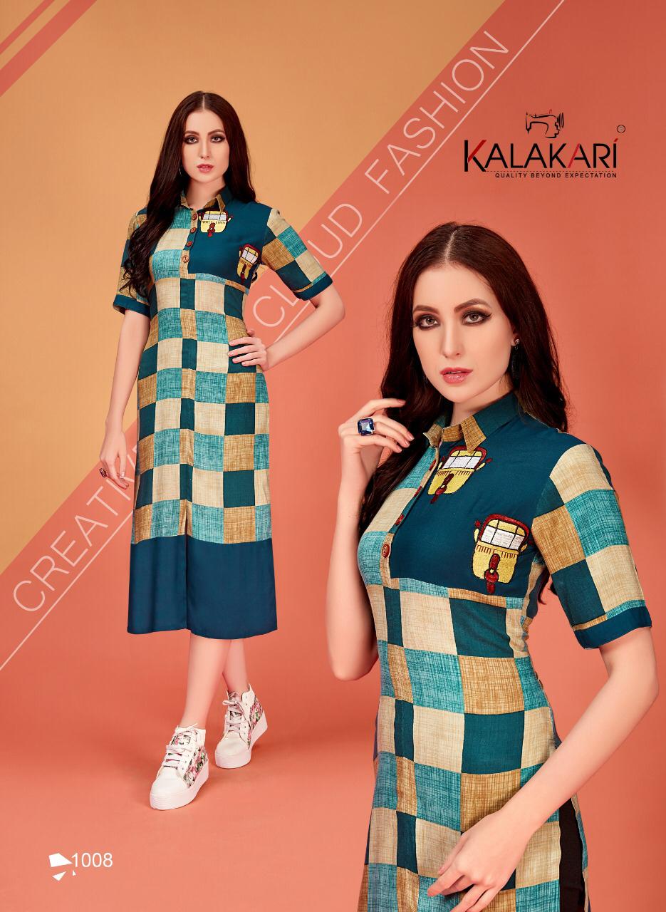 Kalakari Designer Messy Vol-2 Printed Kurti Kalakari Designer Messy Vol-2 Printed Kurti